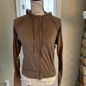 Arizona long sleeve brown zip up jacket